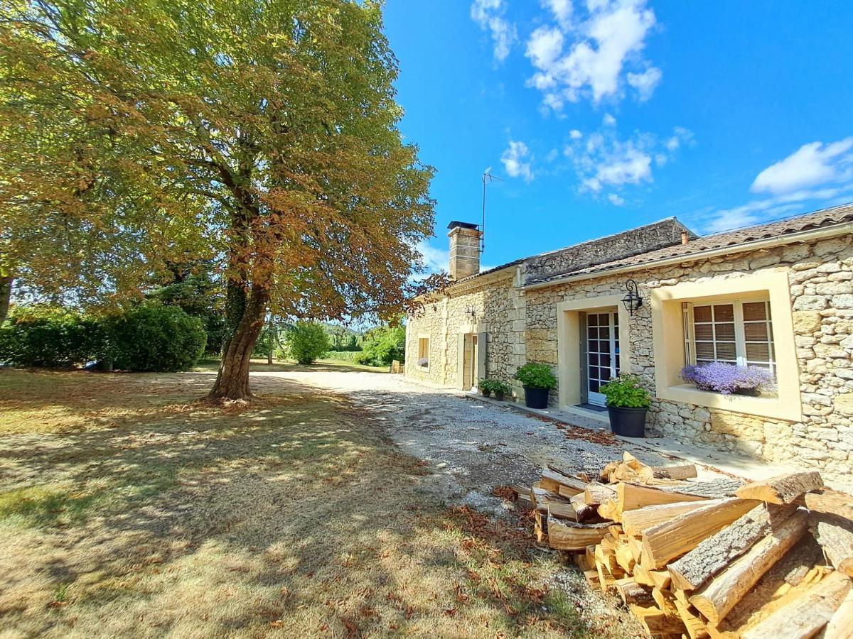 Bleu Raisin Bed & Breakfast Les Salles-de-Castillon Bagian luar foto