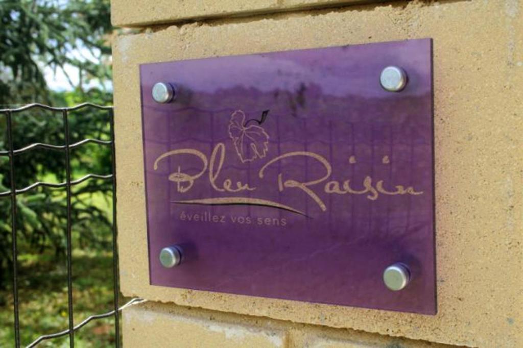 Bleu Raisin Bed & Breakfast Les Salles-de-Castillon Bagian luar foto